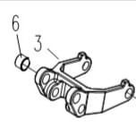 Carriage Wheel -HYUNDAI STACKER PARTS IN STOCK